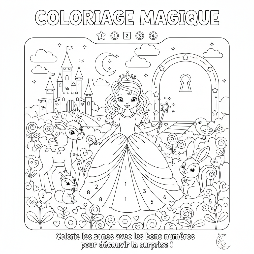 Coloriage Magiques Disney Gratuit à Imprimer