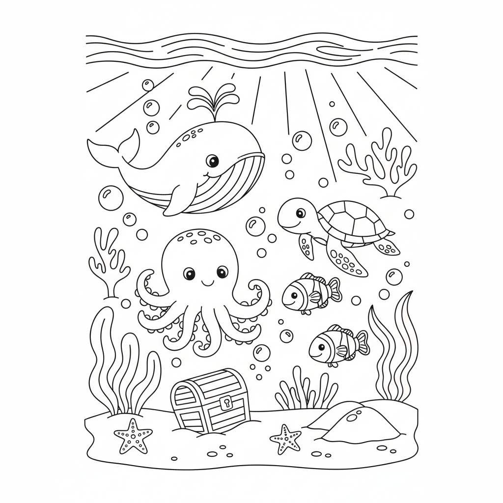 Coloriage coloriage marin 3