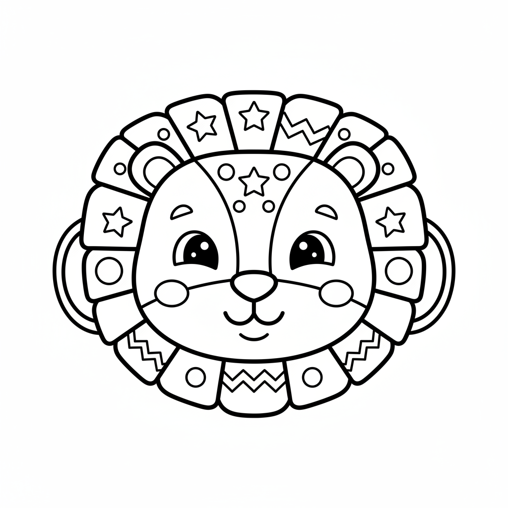 Coloriage Masque Animaux Gratuit à Imprimer