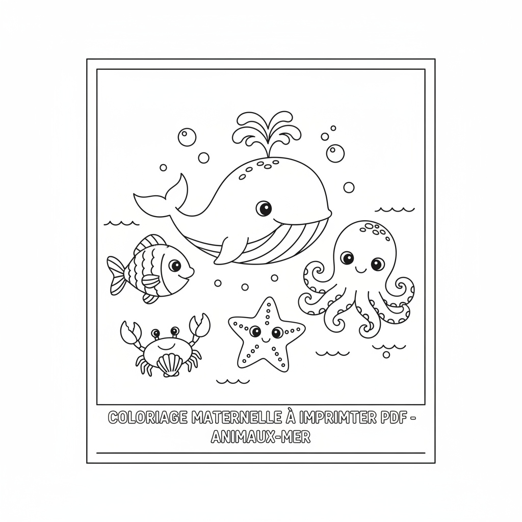 Coloriage coloriage maternelle à imprimer pdf