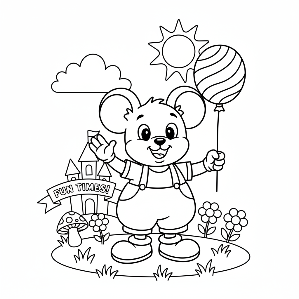 Coloriage Mickey à Imprimer Gratuit pour les Enfants