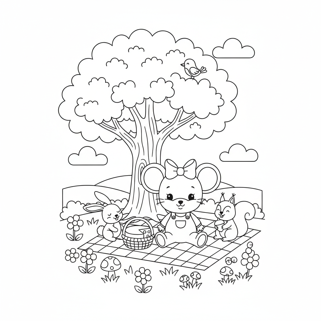 Coloriage coloriage mickey bebe 3