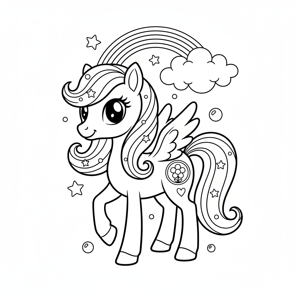 Coloriage coloriage my little poney 2