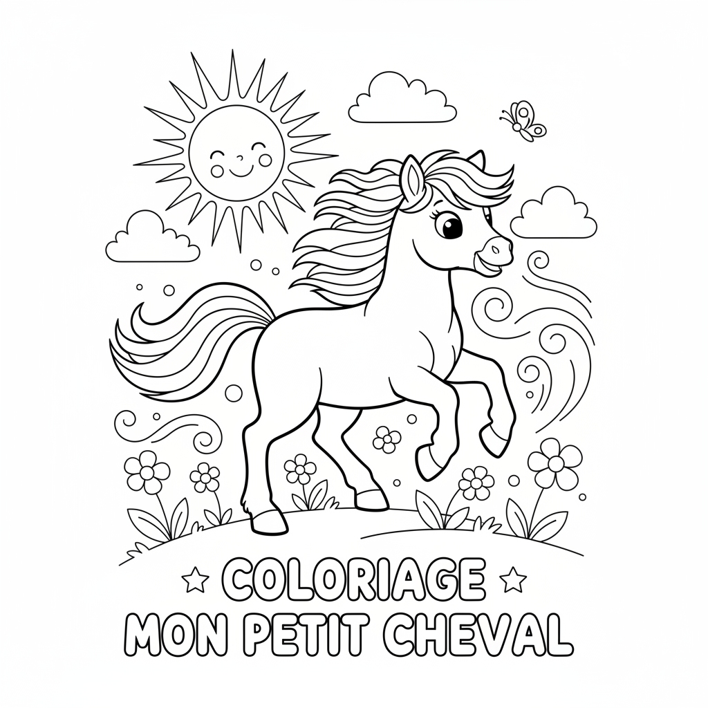 Coloriage coloriage my little poney 5