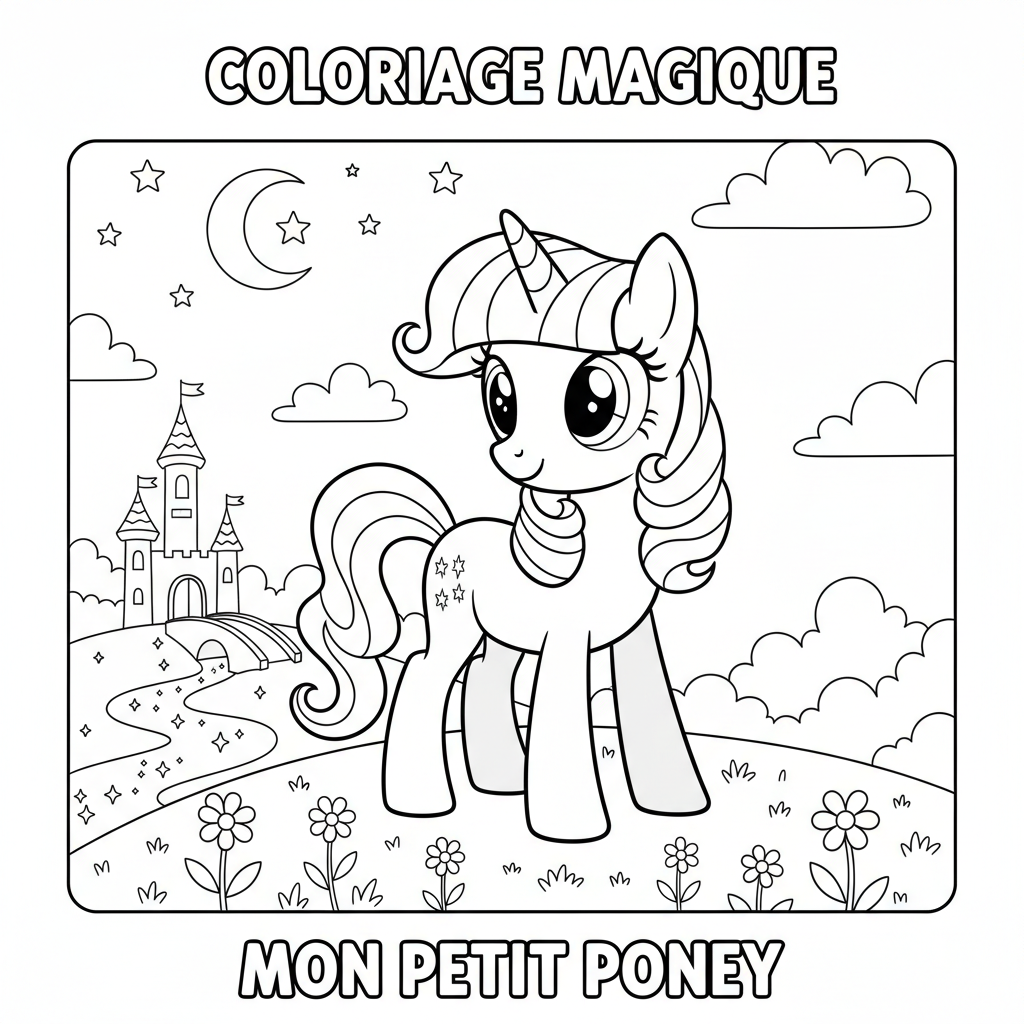 Coloriage coloriage my little pony twilight sparkle 3