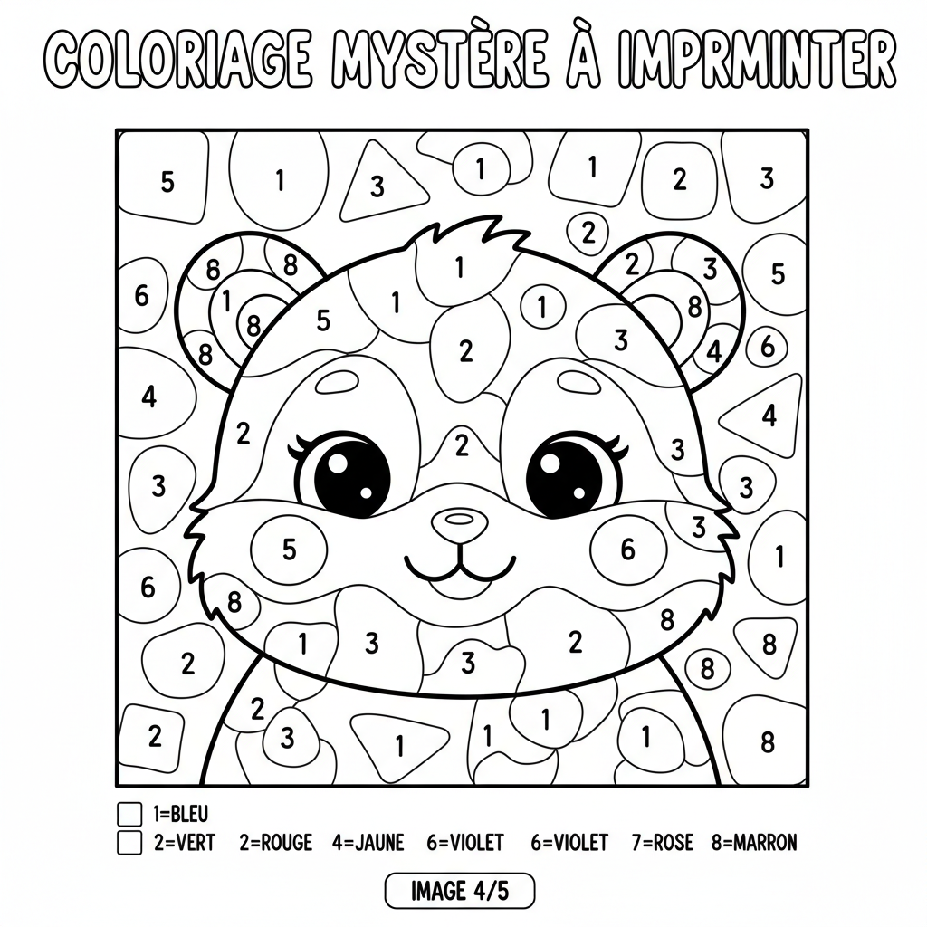 Coloriage coloriage mystere a imprimer 4