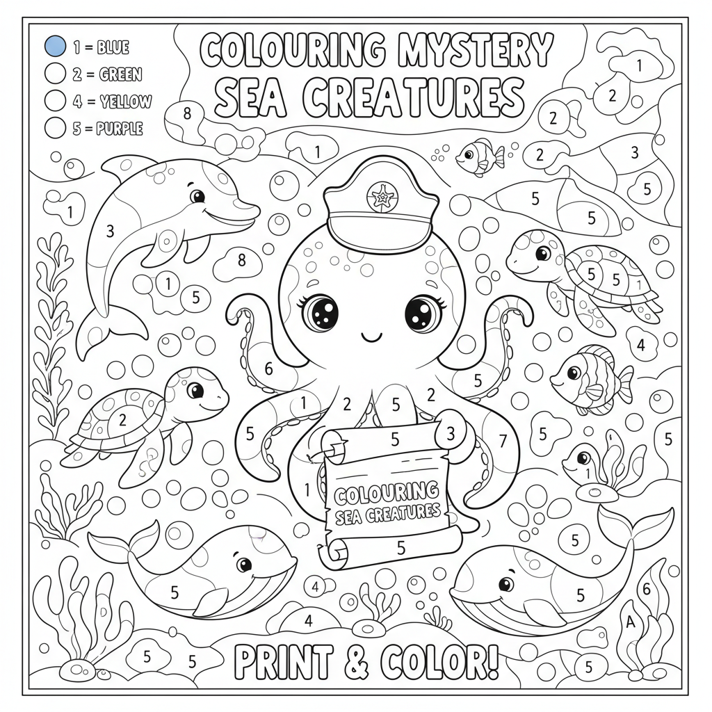 Coloriage coloriage mystère adulte à imprimer pdf 4