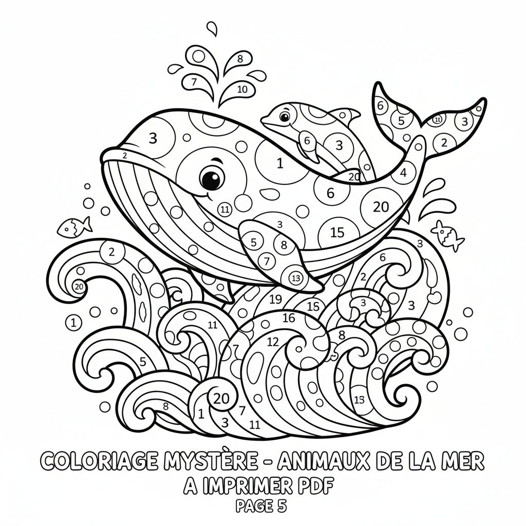 Coloriage coloriage mystere adulte à imprimer pdf 5