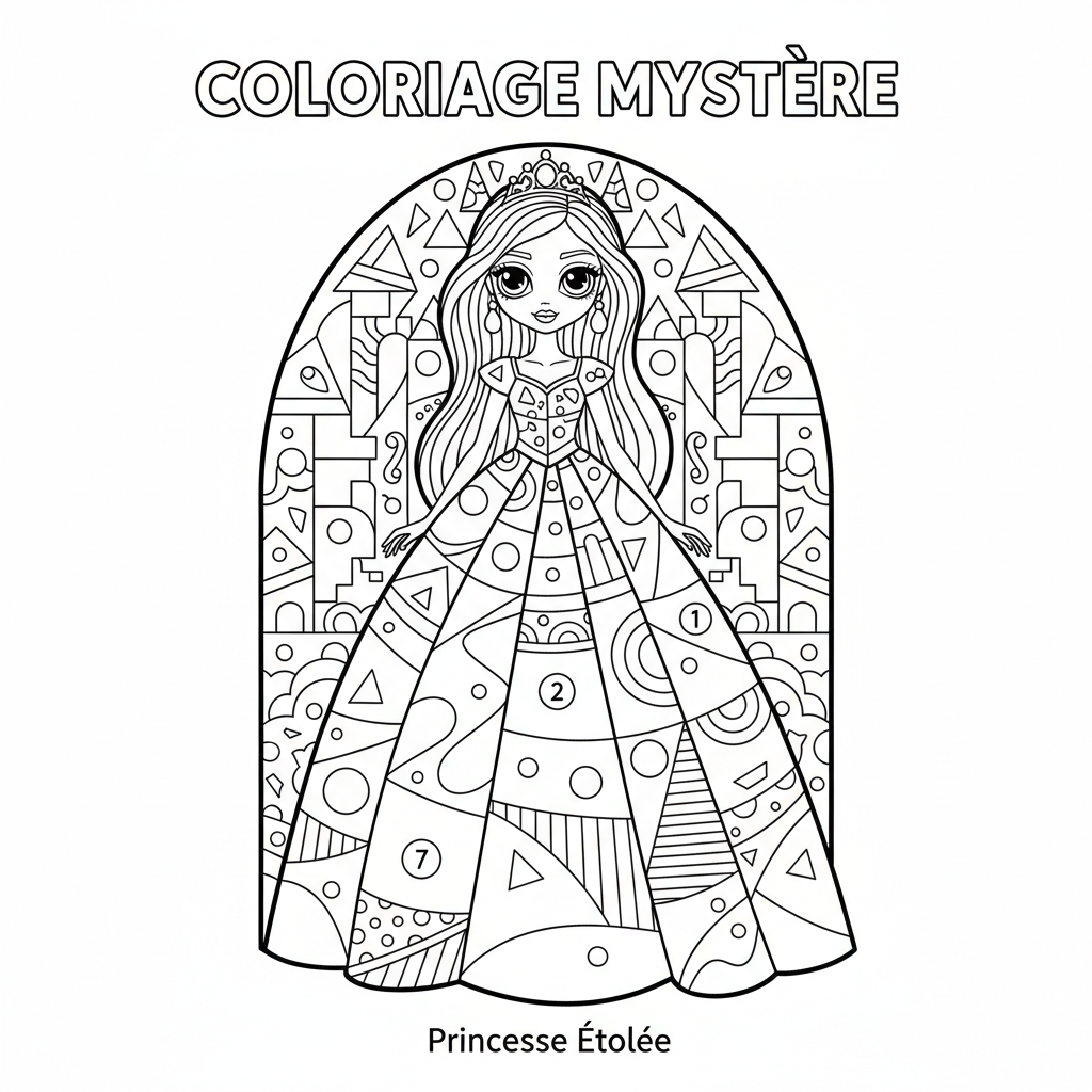 Coloriage coloriage mystere barbie 2