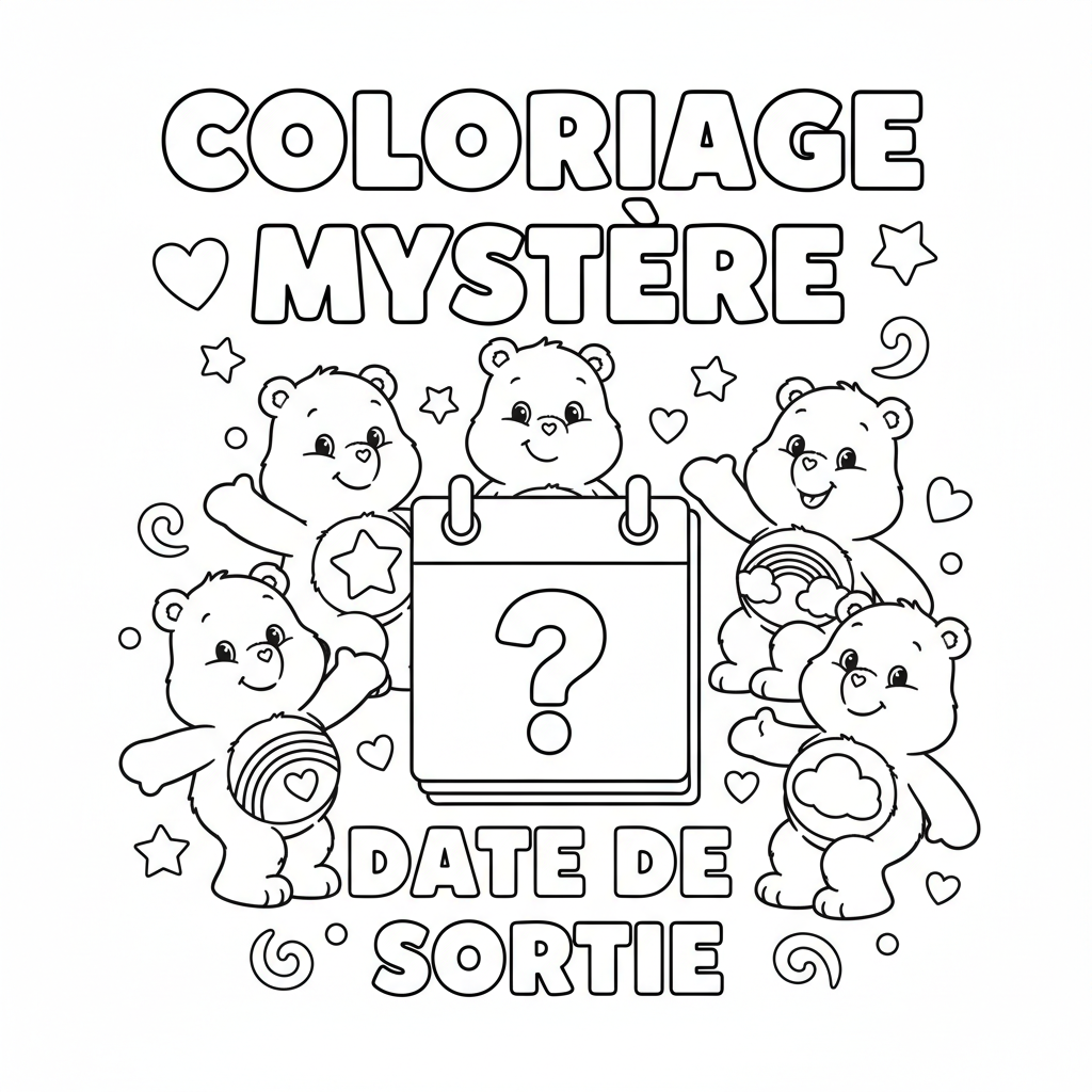 Coloriage coloriage mystere bisounours date de sortie 1