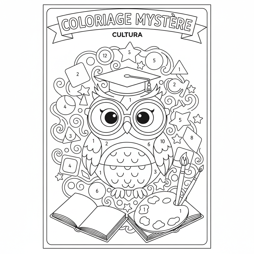 Coloriage coloriage mystere cultura