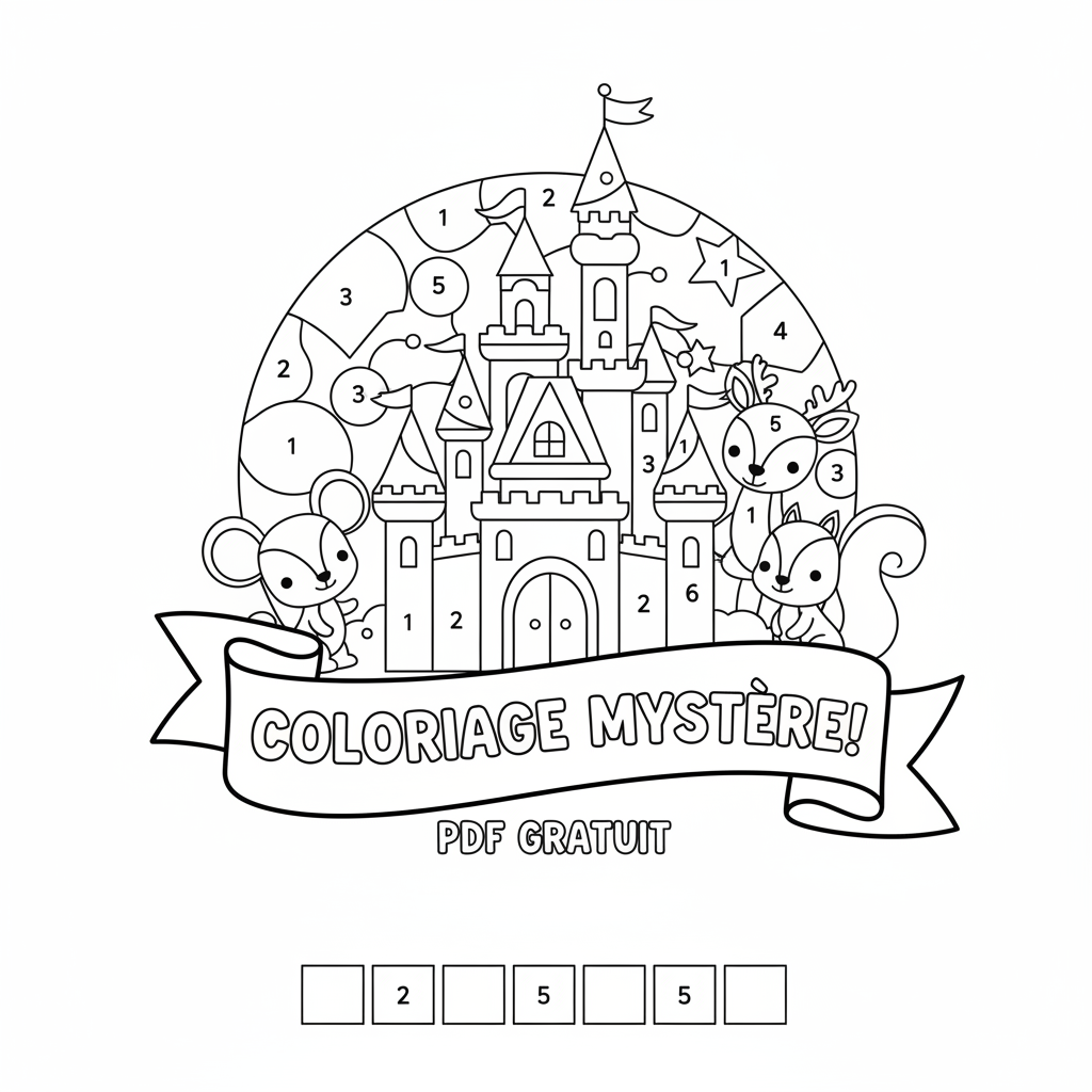 Coloriage Coloriage Mystere Disney Pdf Gratuit à Imprimer