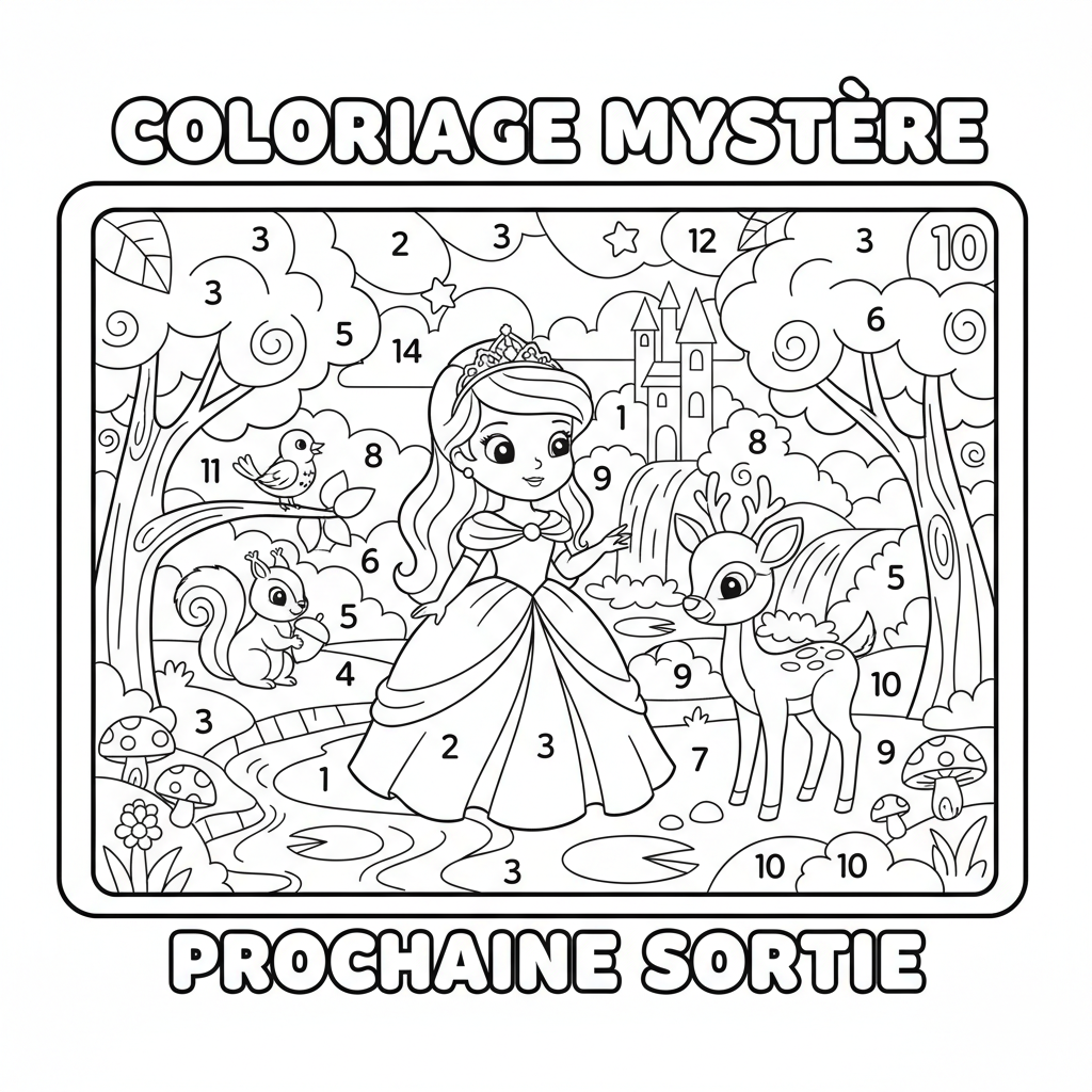 Coloriage coloriage mystère disney prochaine sortie 3