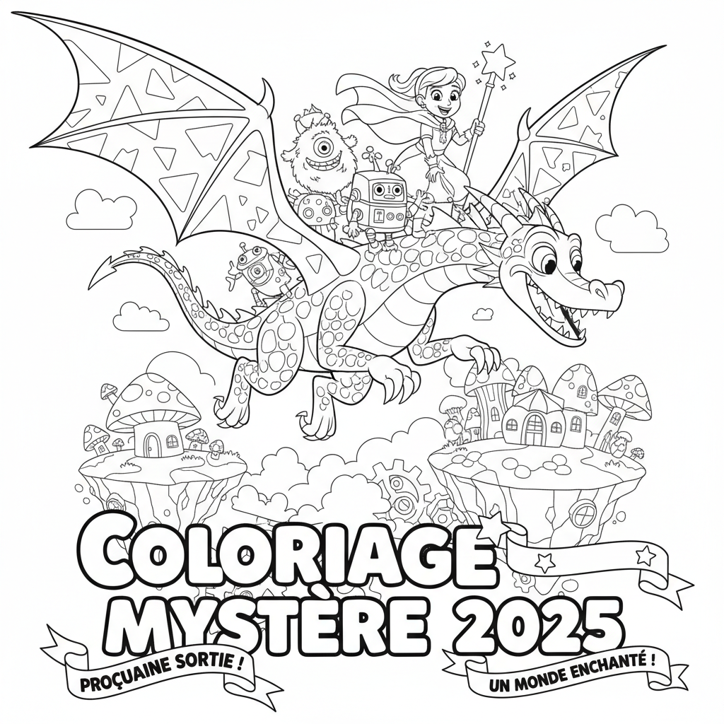Coloriage coloriage mystère disney prochaine sortie 2025 5