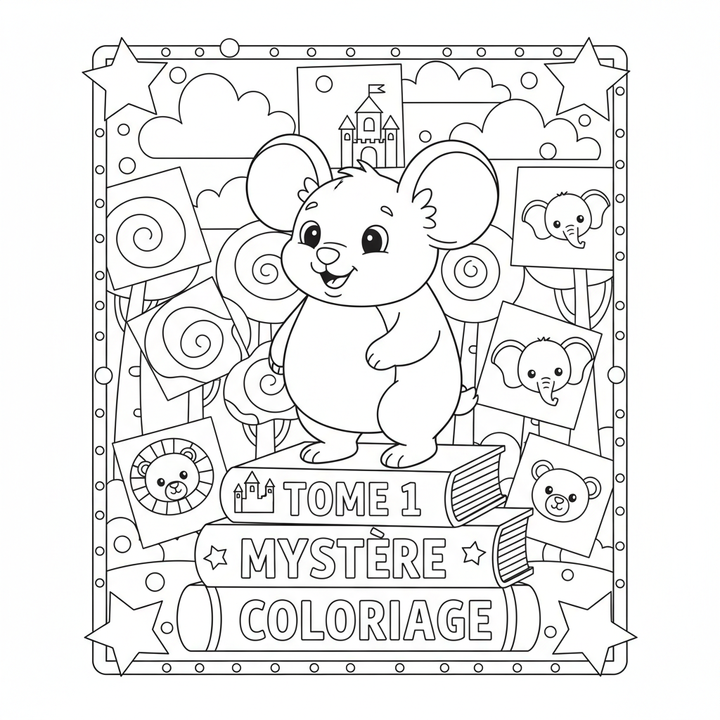 Coloriage Coloriage Mystere Disney Tome 1 Gratuit à Imprimer