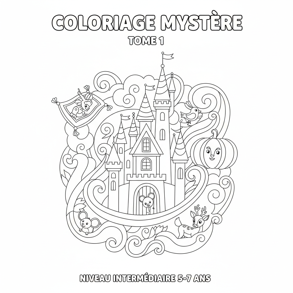 Coloriage coloriage mystere disney tome 1 2