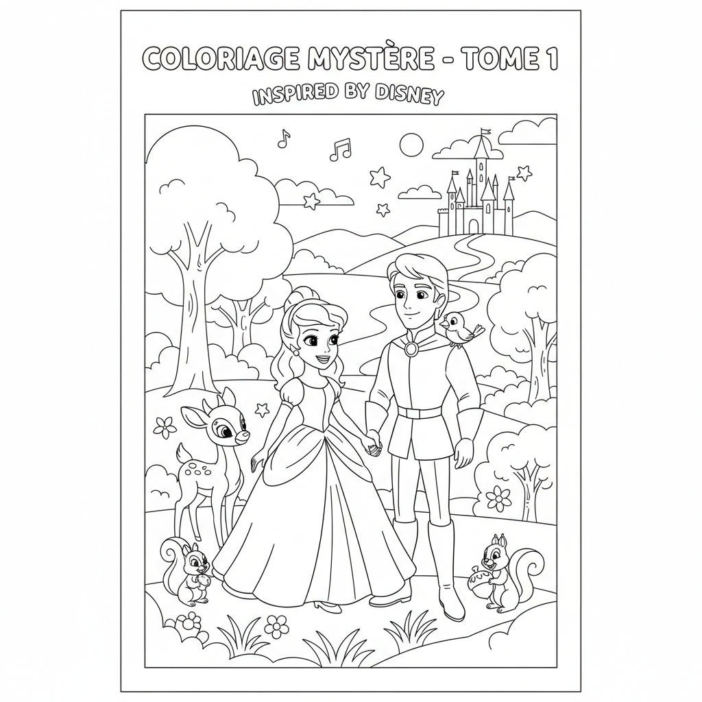 Coloriage coloriage mystère disney tome 1 pdf gratuit 3