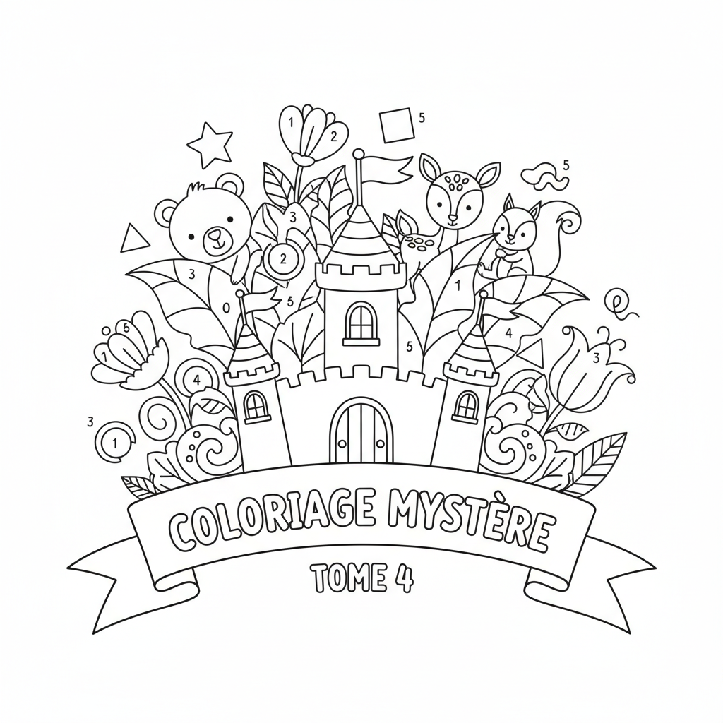 Coloriage Mystère Disney Tome 4 Gratuit à Imprimer