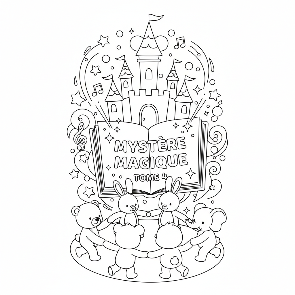 Coloriage Mystere Disney Tome 4 Gratuit à Imprimer