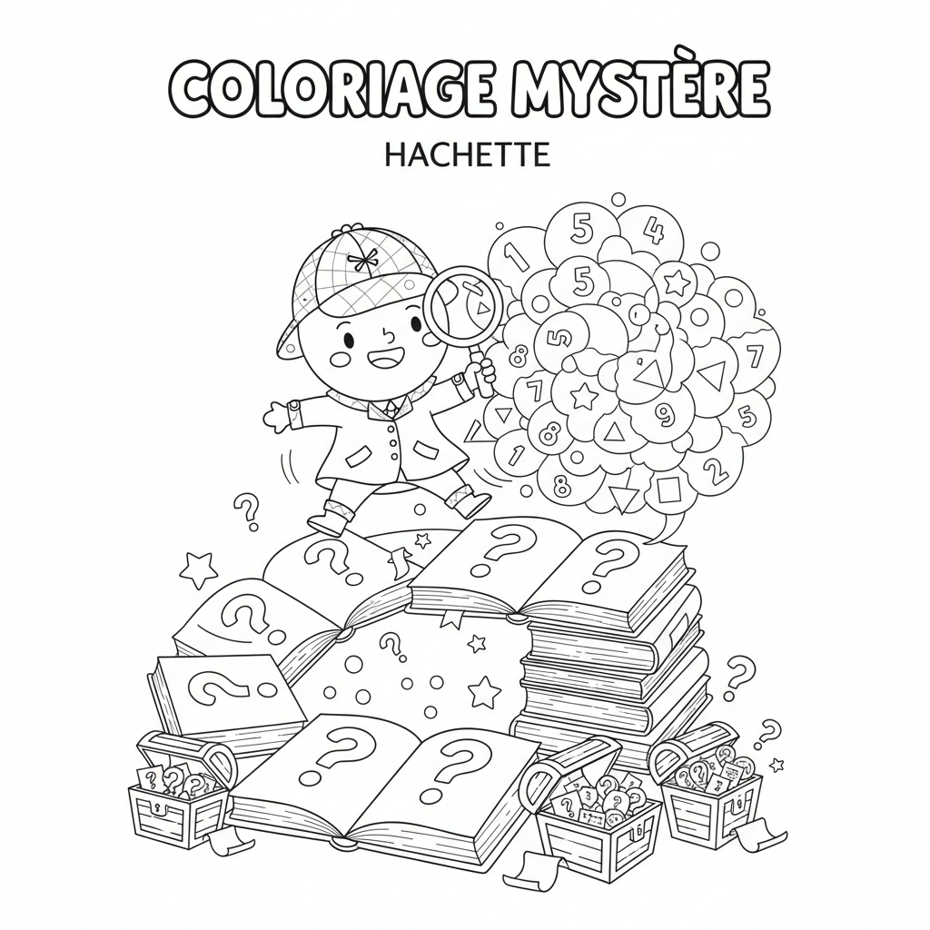 Coloriage coloriage mystere hachette 5