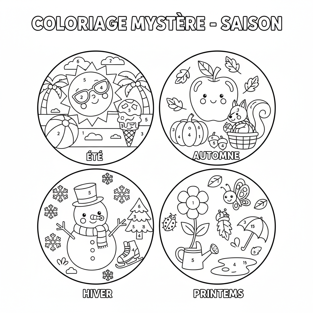 Coloriage coloriage mystere saison 1