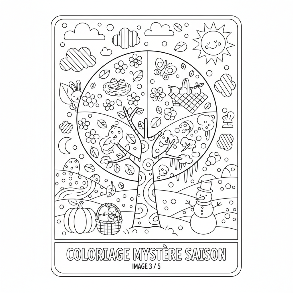 Coloriage coloriage mystere saison 3