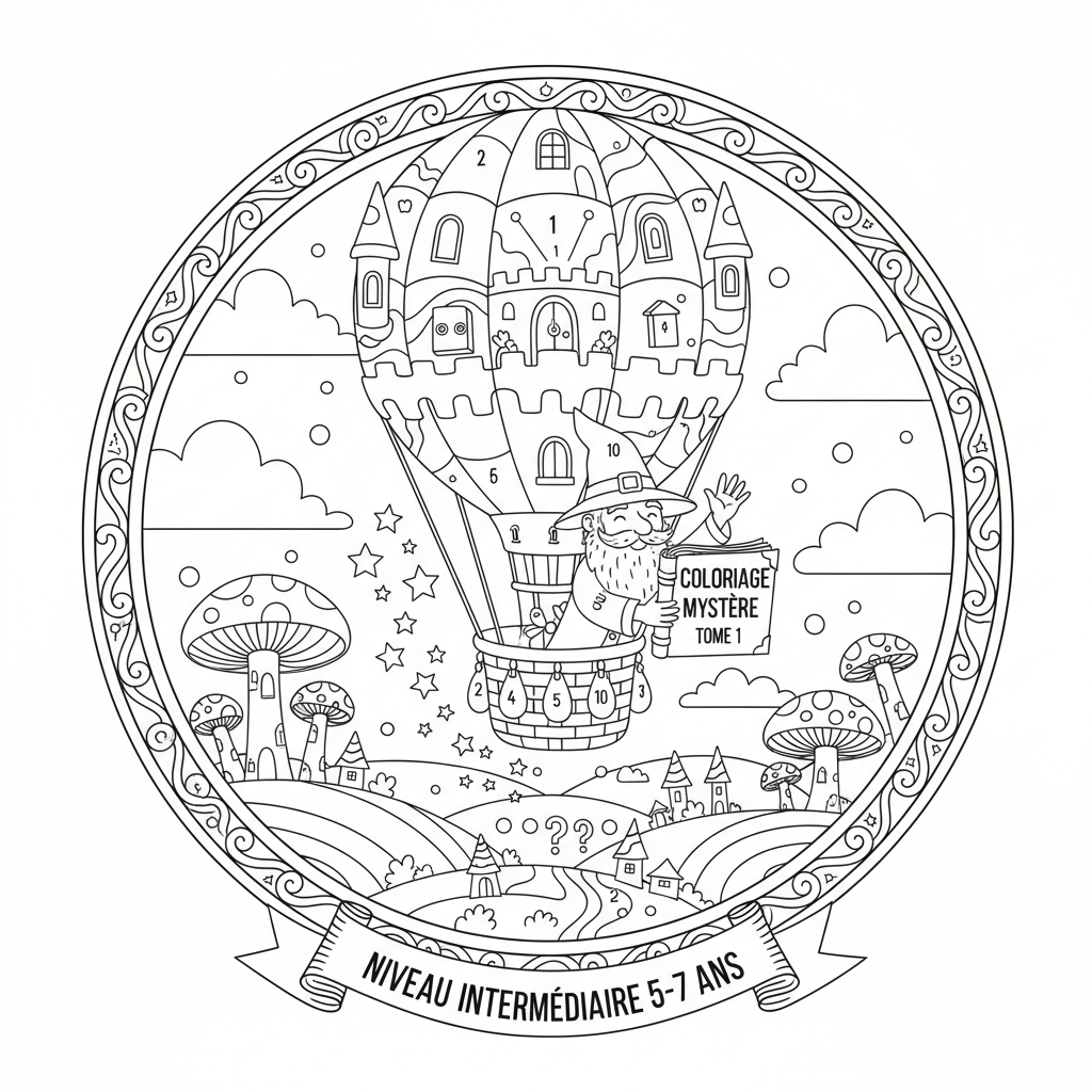 Coloriage coloriage mystere tome 1 2