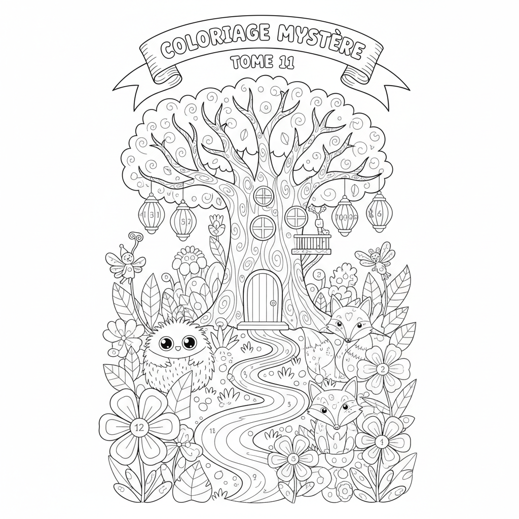 Coloriage coloriage mystere tome 11 3