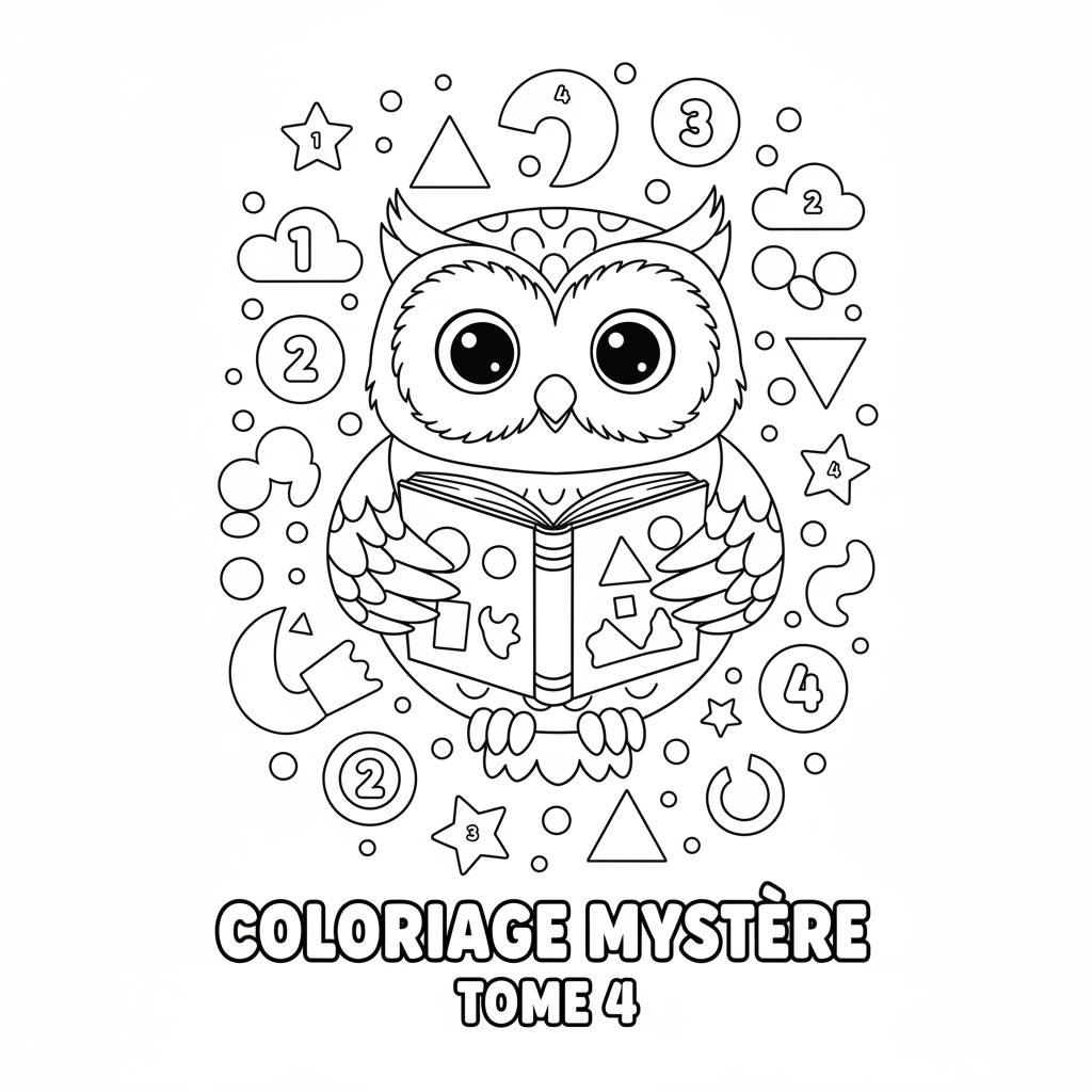 Coloriage coloriage mystere tome 4