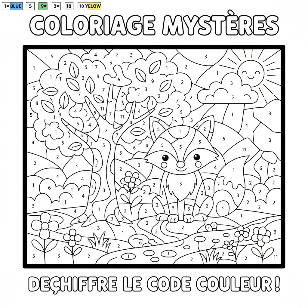 Coloriage coloriage mysteres 3