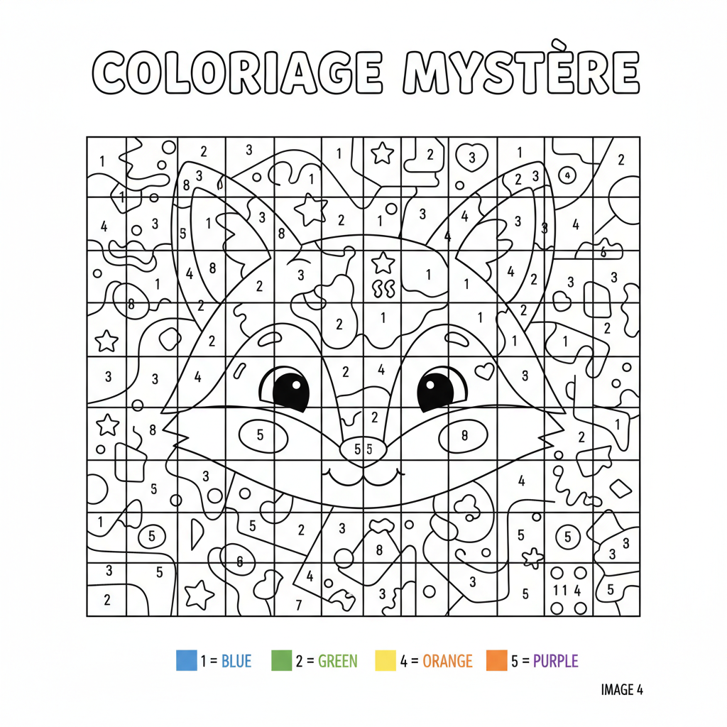 Coloriage coloriage mysteres 4