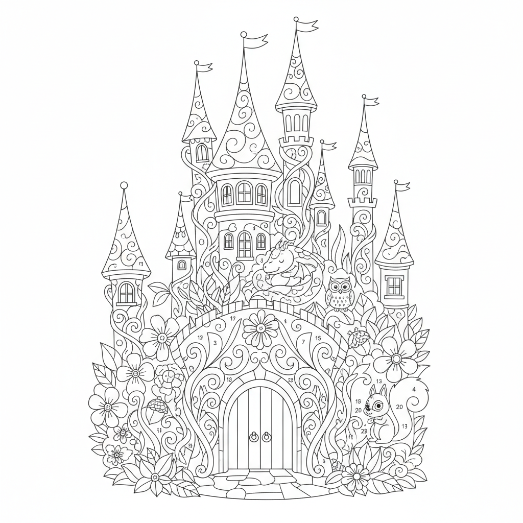 Coloriage coloriage mysteres disney 4