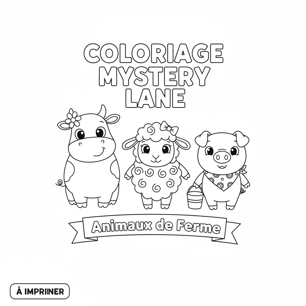 Coloriage Mystery Lane à Imprimer Gratuit pour les Enfants