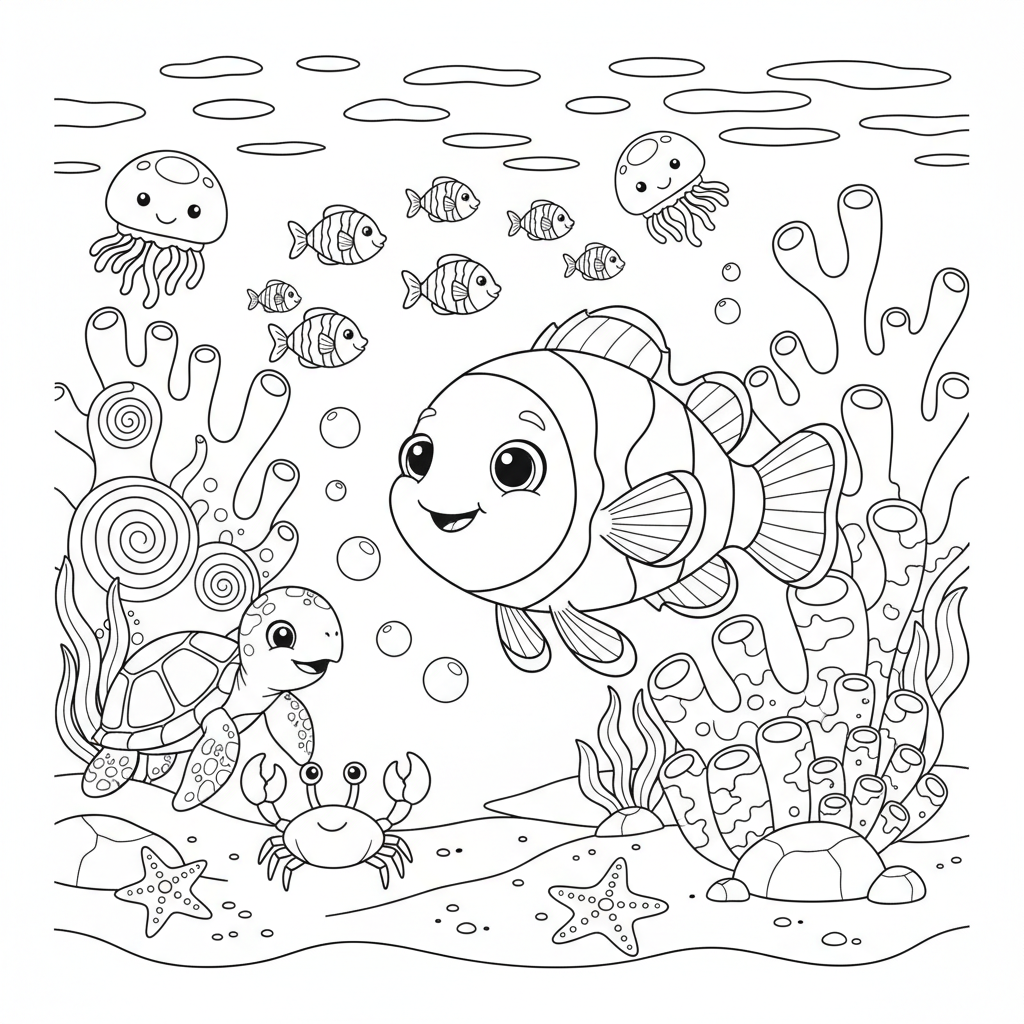 Coloriage coloriage nemo à imprimer 2