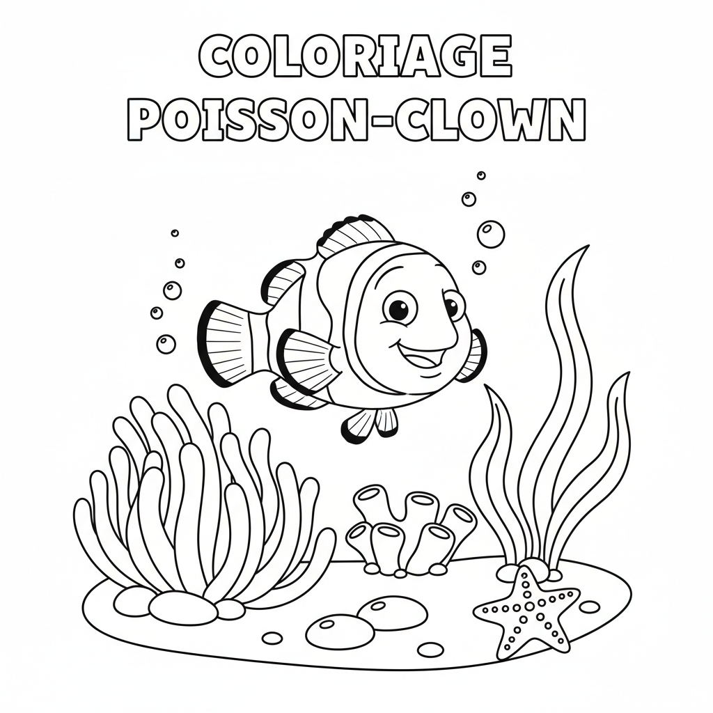 Coloriage coloriage nemo à imprimer 3