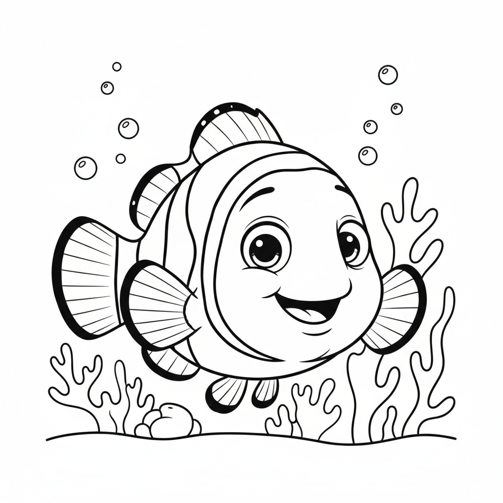 Coloriage coloriage nemo à imprimer 4