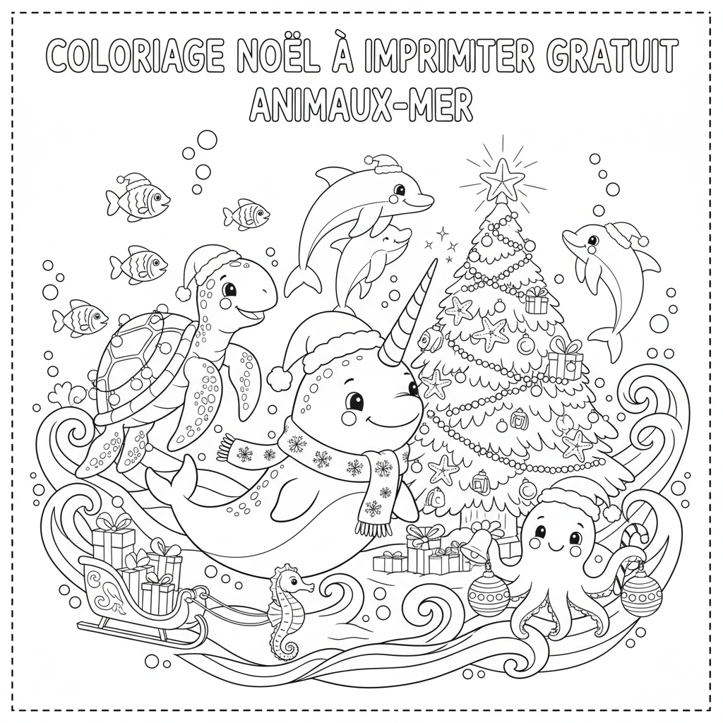 Coloriage coloriage noel à imprimer gratuit 2