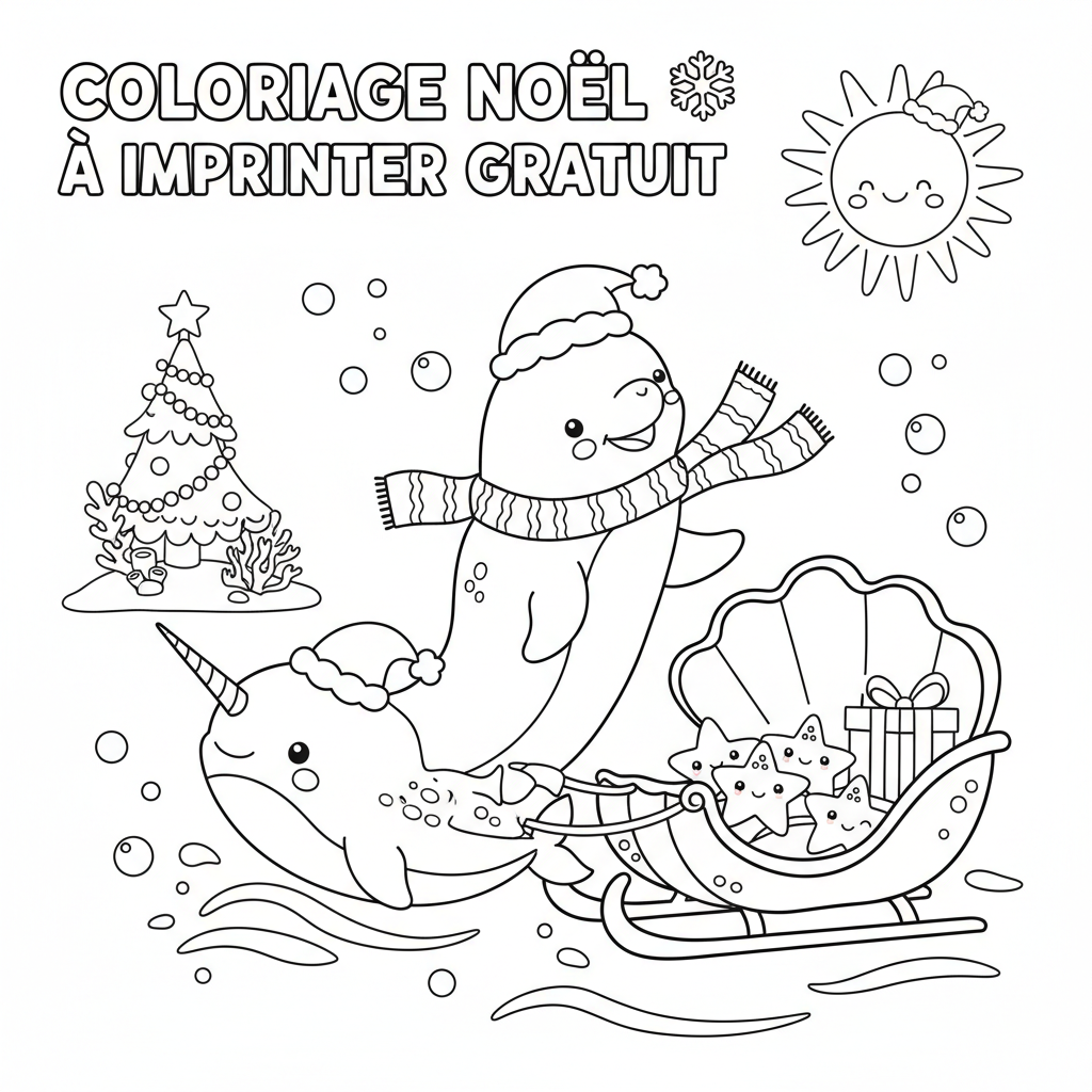 Coloriage coloriage noël à imprimer gratuit