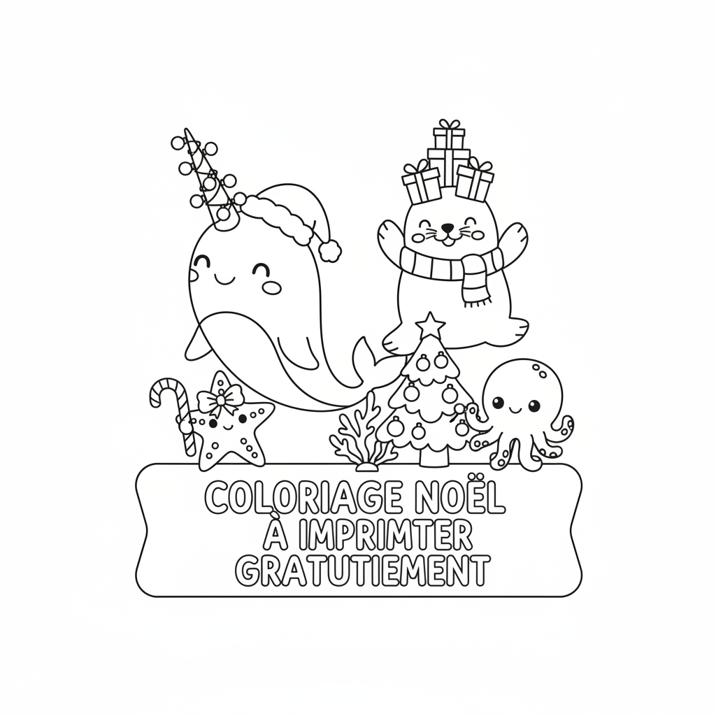 Coloriage coloriage noel à imprimer gratuitement