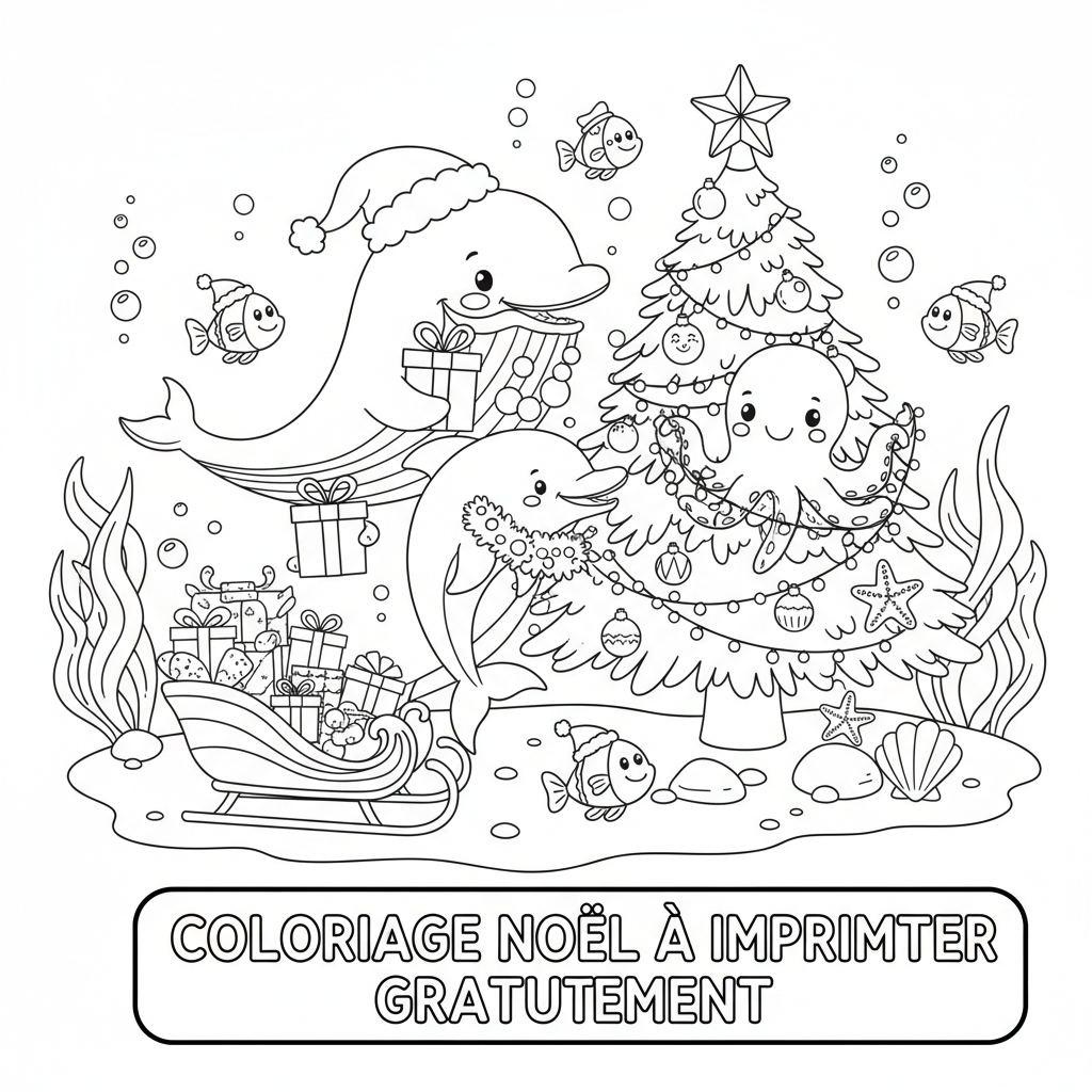 Coloriage coloriage noel à imprimer gratuitement 3