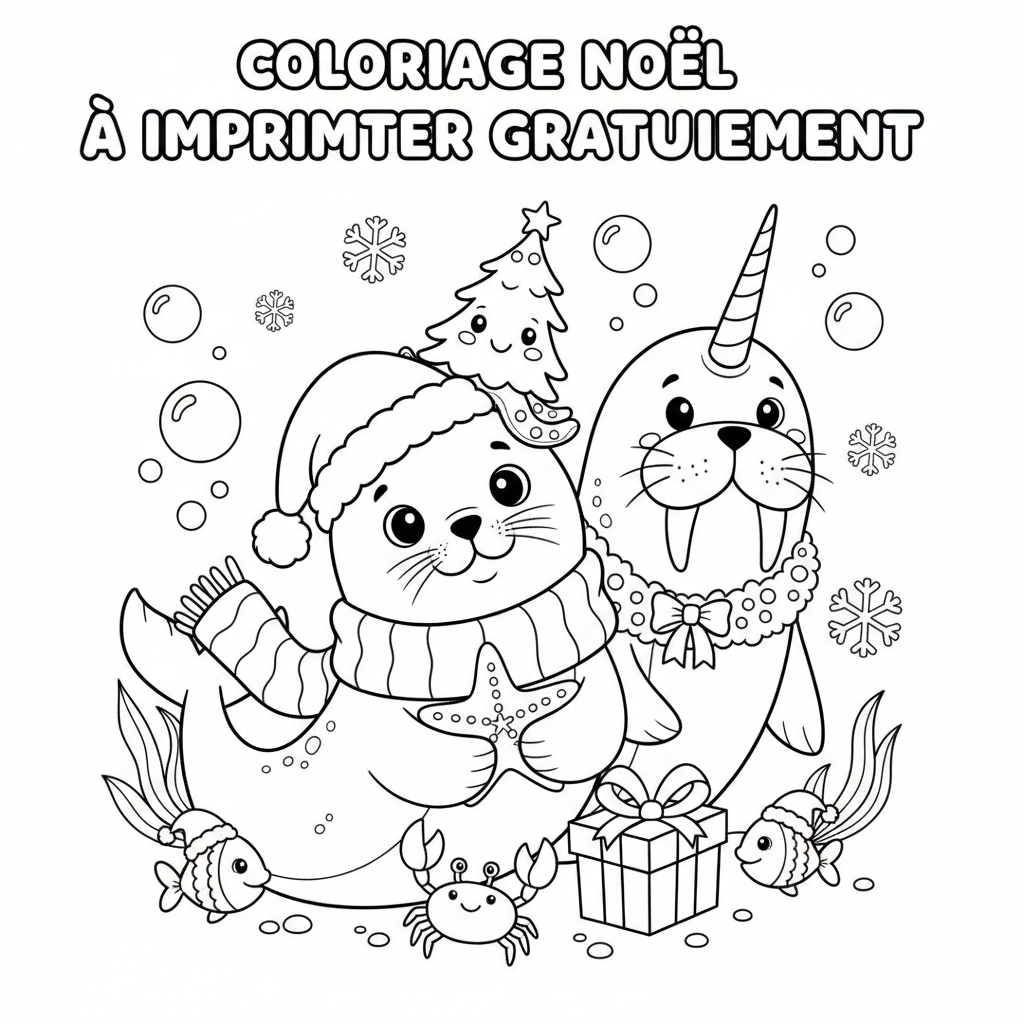 Coloriage coloriage noel à imprimer gratuitement 4