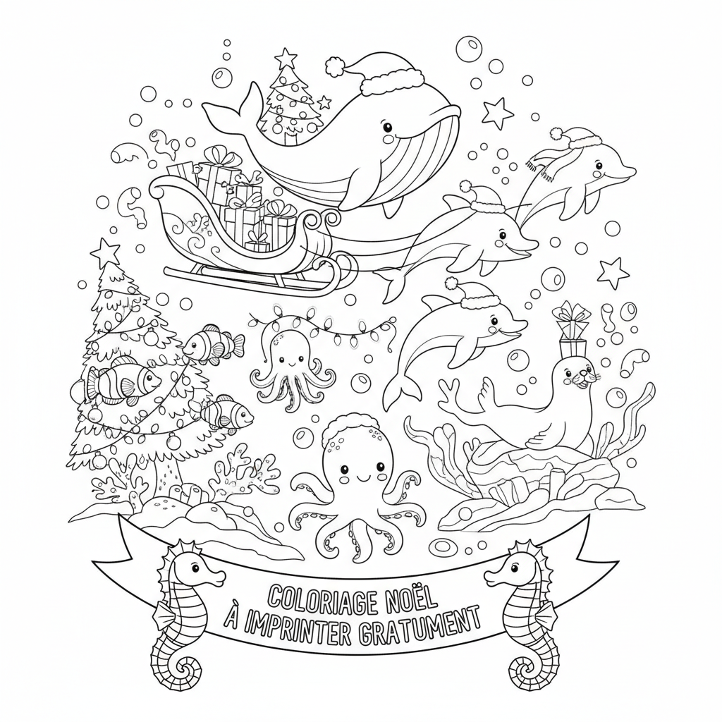 Coloriage coloriage noel à imprimer gratuitement 5