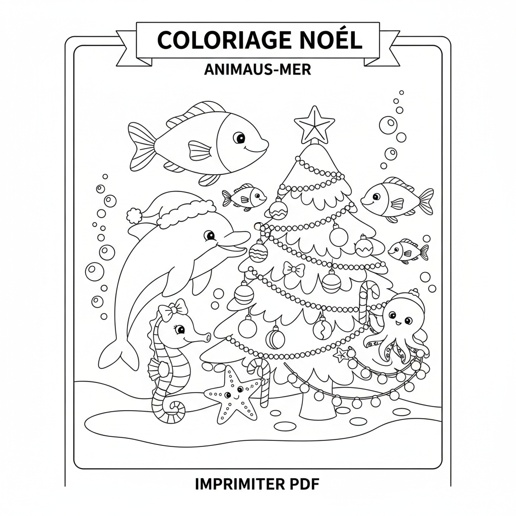 Coloriage coloriage noel à imprimer pdf 3