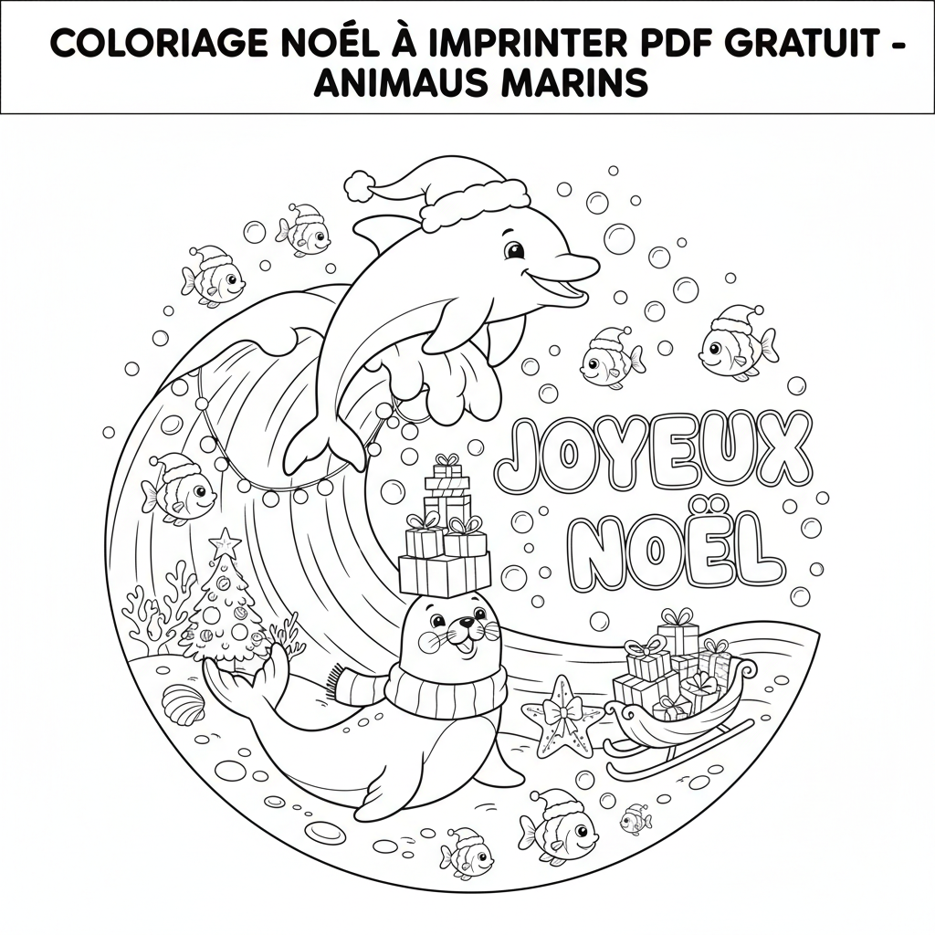 Coloriage coloriage noel à imprimer pdf gratuit 5