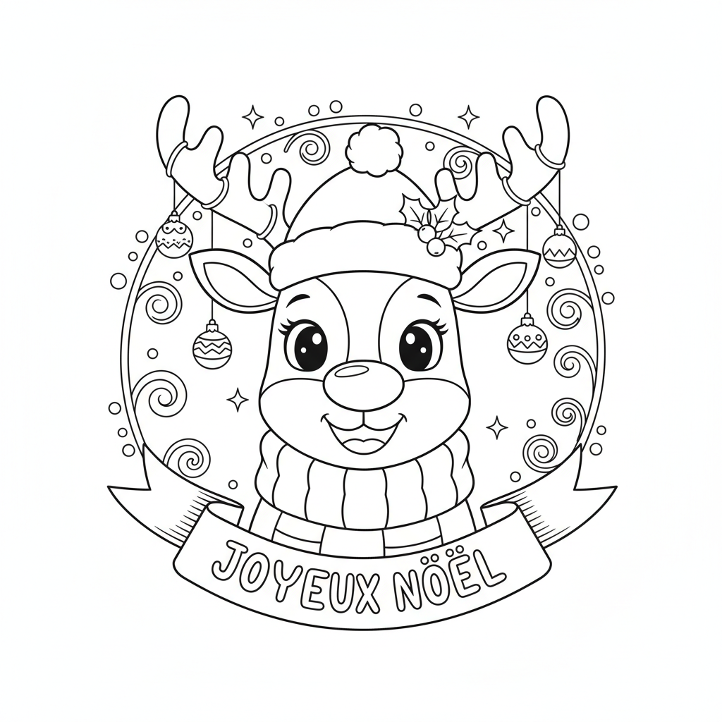 Coloriage coloriage noel disney 4