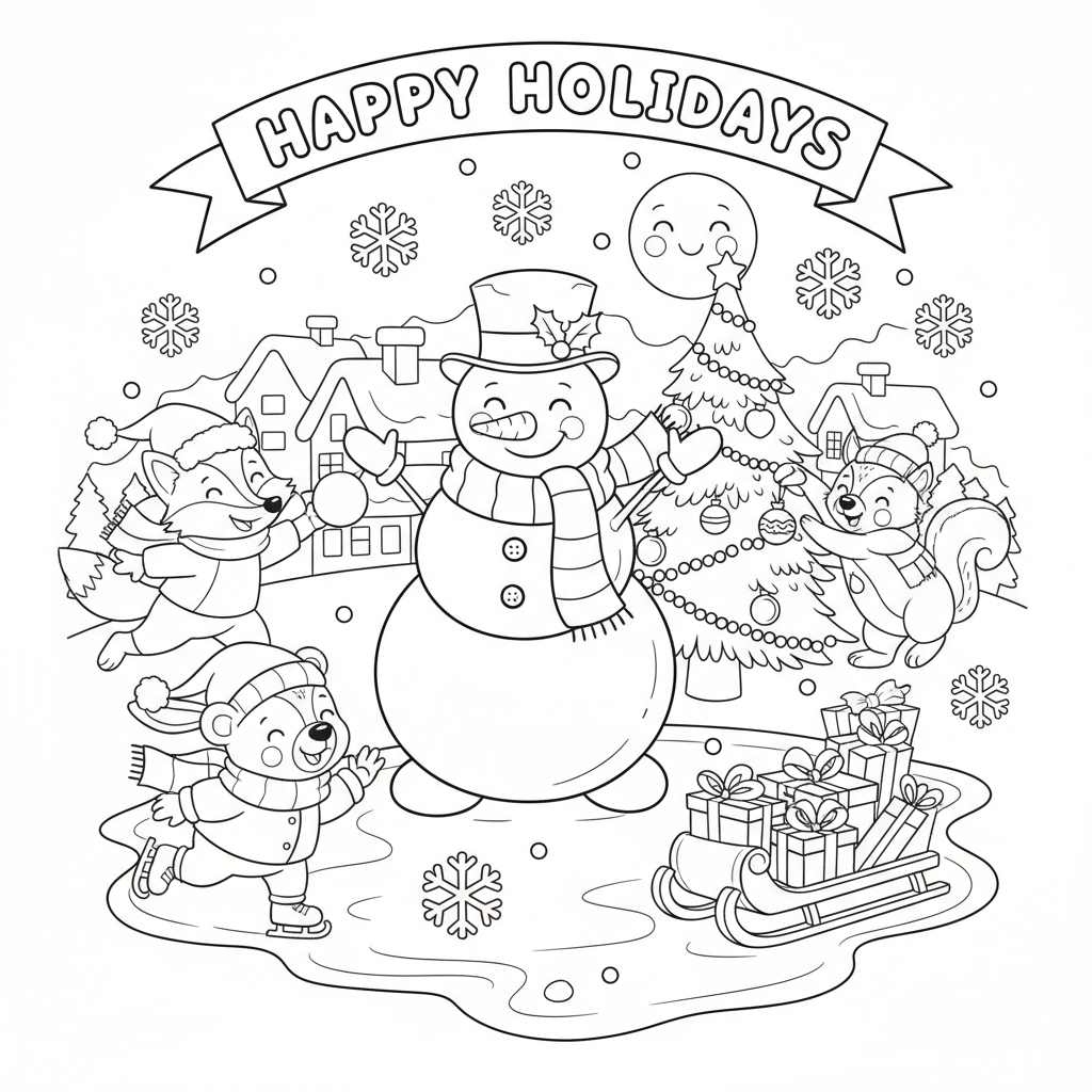 Coloriage coloriage noel disney 5