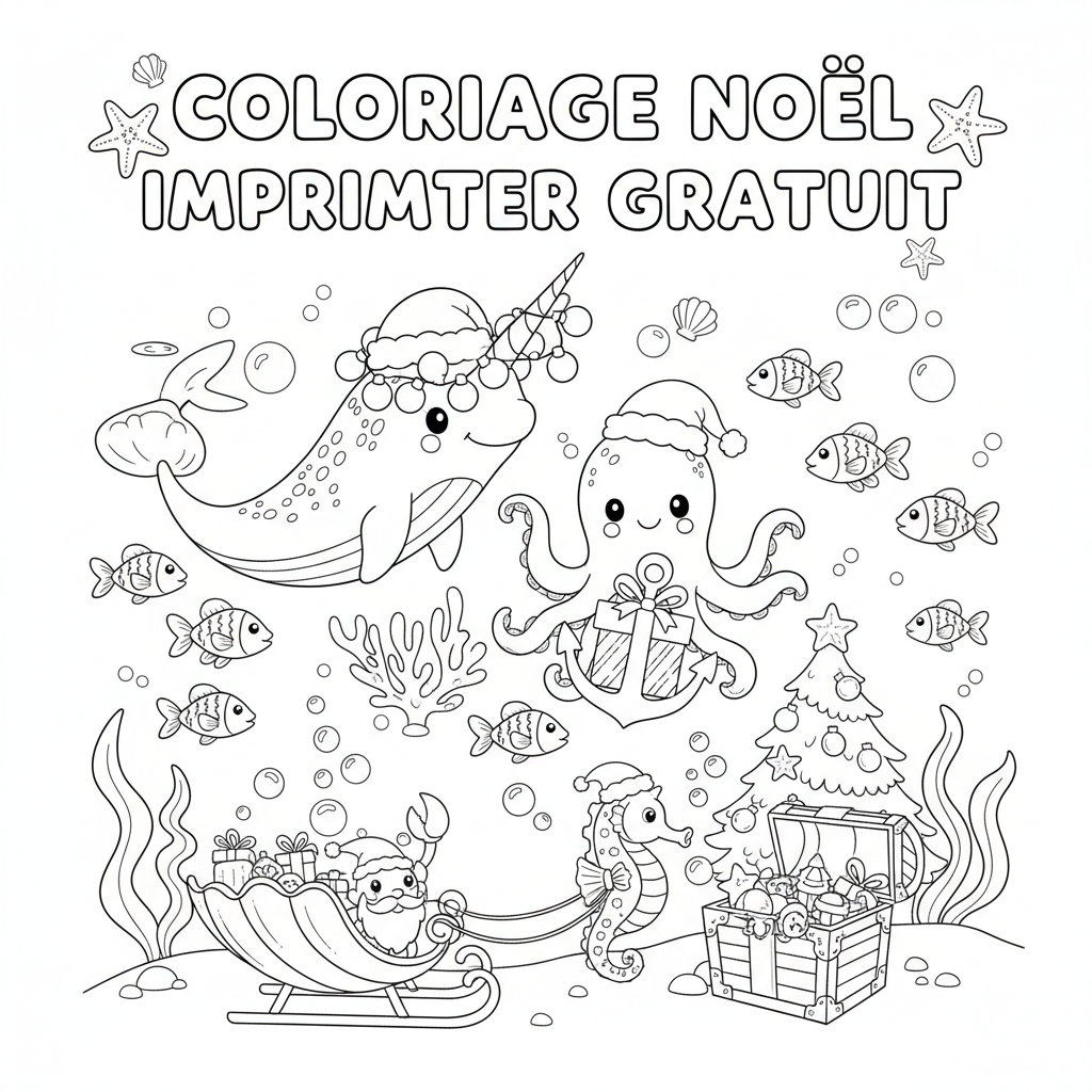 Coloriage coloriage noel imprimer gratuit 3