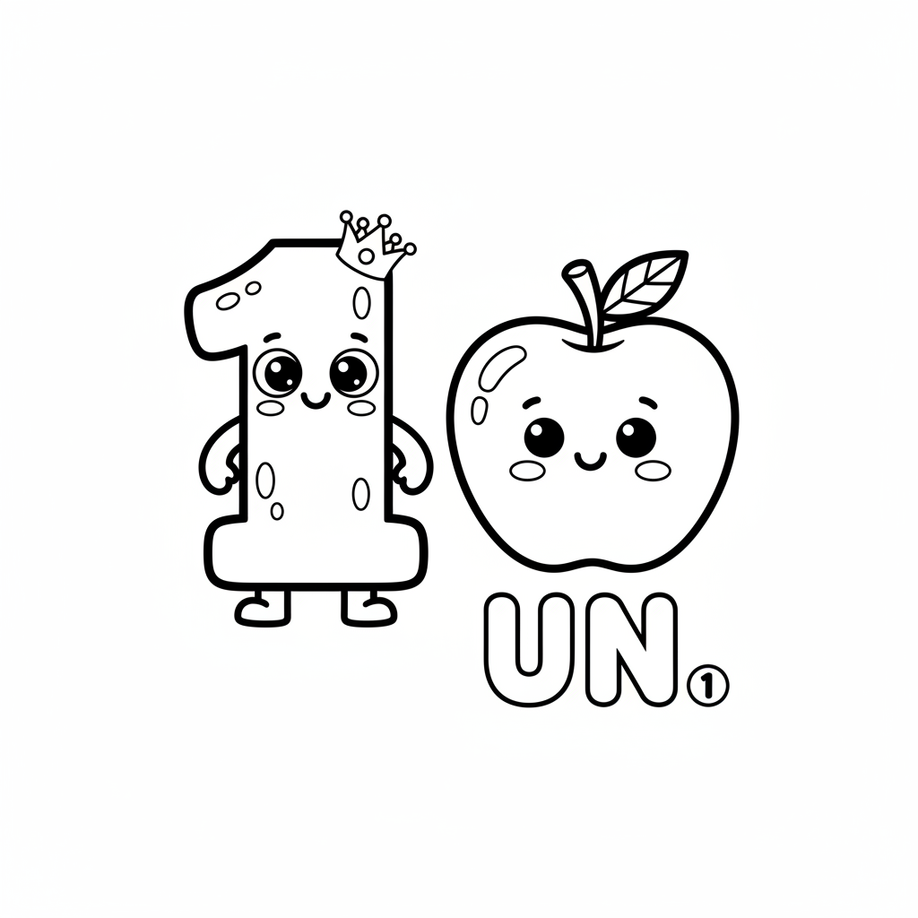 Coloriage coloriage nombres