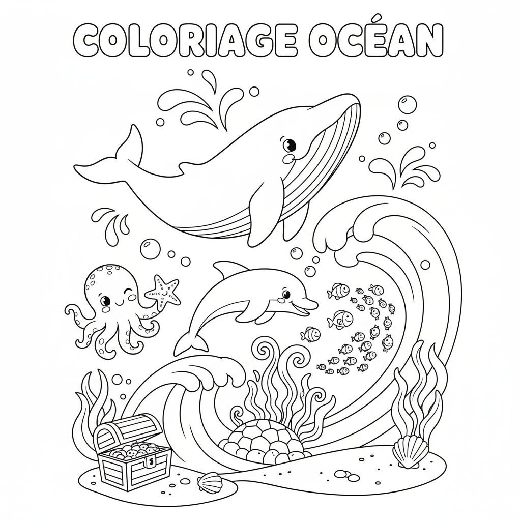 Coloriage coloriage océan 5