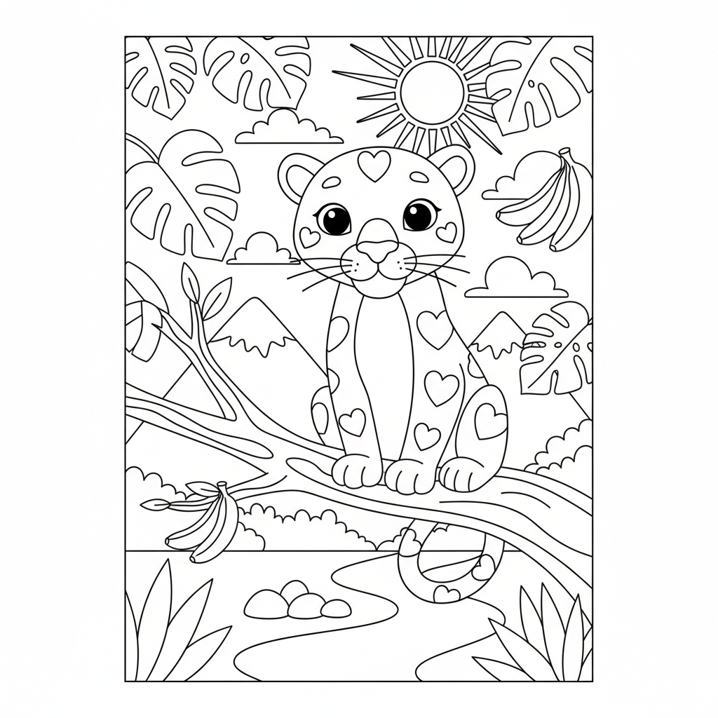 Coloriage coloriage panthère 3